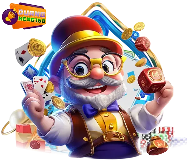 DUANGHENG168 สล็อตและคาสิโนออนไลน์ ภาพตัวละครแฟนตาซีพร้อมเหรียญทองและสัญลักษณ์เกม โบนัสแตกง่าย เล่นสนุกได้ตลอด 24 ชั่วโมง